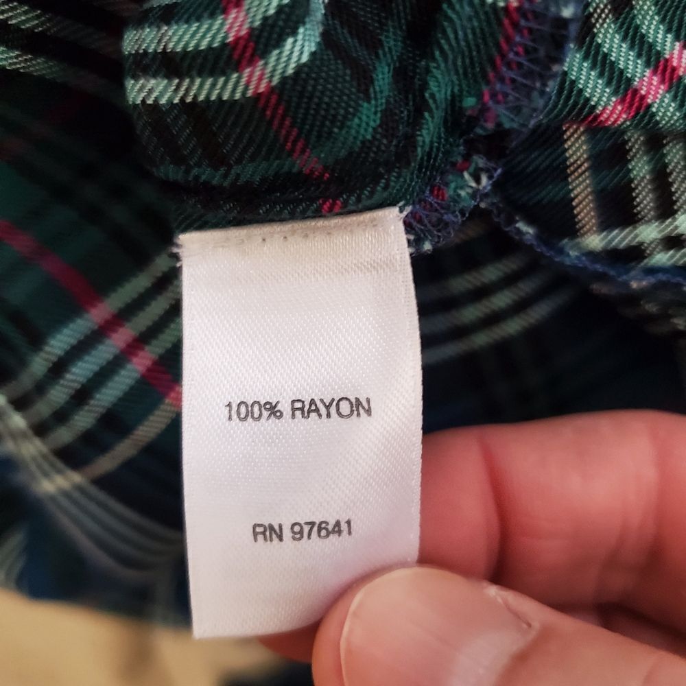 J.Jill Plaid Long Sleeve Button Down Top sz MP - Picture 9 of 10